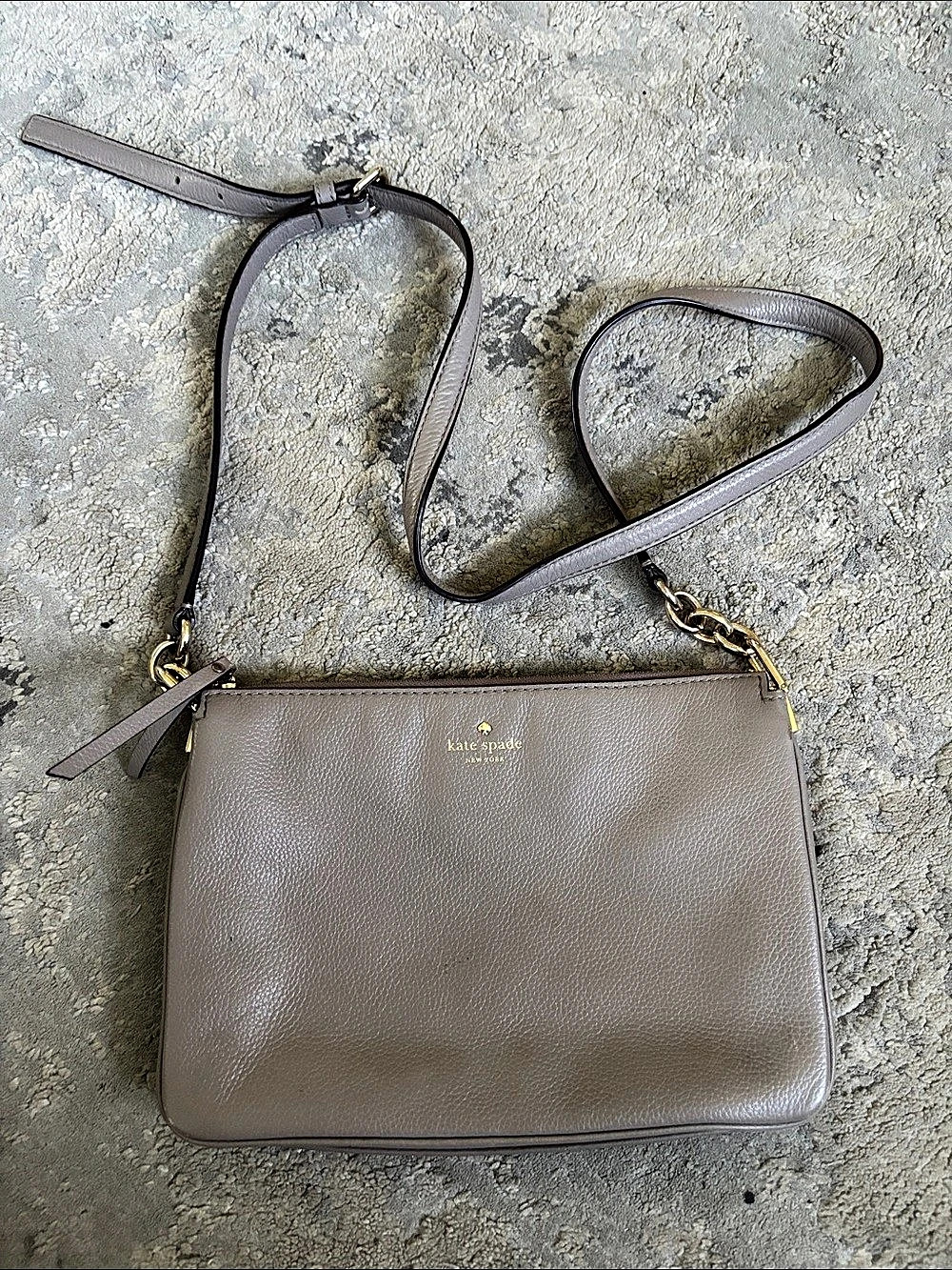 Kate Spade Duo Crossbody Bag in Gray